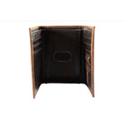 Men's Ariat Brown Trifold Style Textured Wallet A3564902
