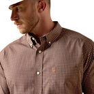 Men's Ariat Chesnutt Plaid  Wrinkle Free Coen Classic Fit Shirt 10071742