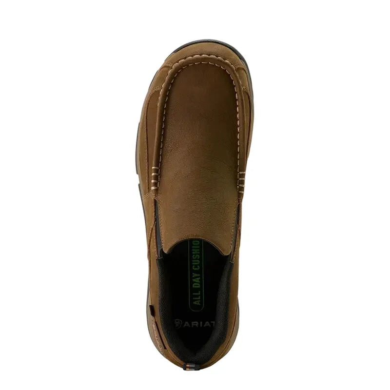 Shorenznero 0.5 12角軸サイアミーズローズウッド Men's Ariat Edge Brown Slip-on Composite Toe Work Shoes 10073358