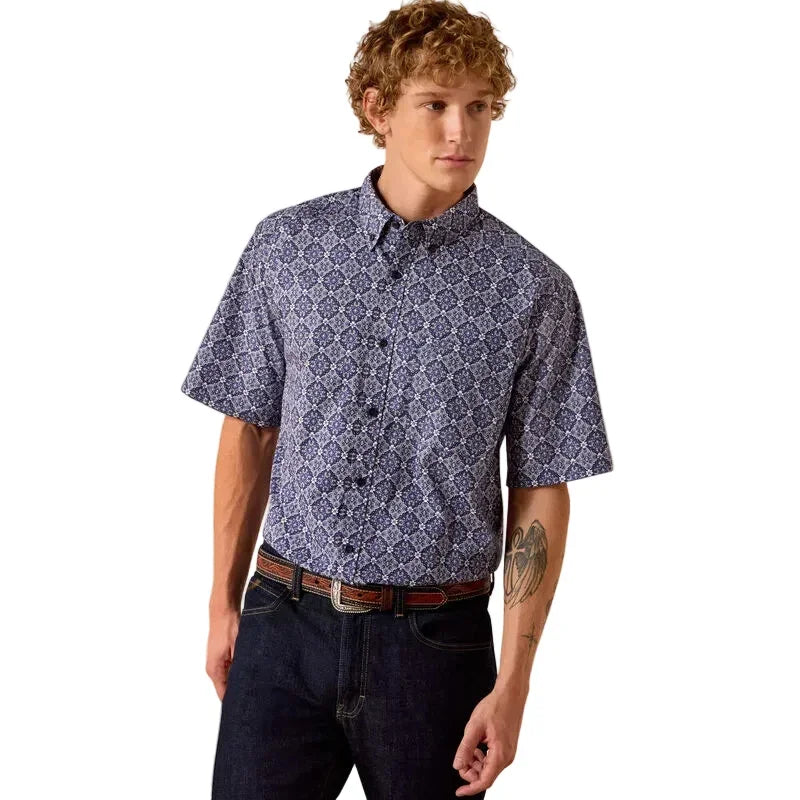 Ariat Mens Blue Bill Classic Fit Shirt