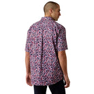 Men's Ariat Evening Blue Paisley Print Bennie Classic Fit Shirt 10073590