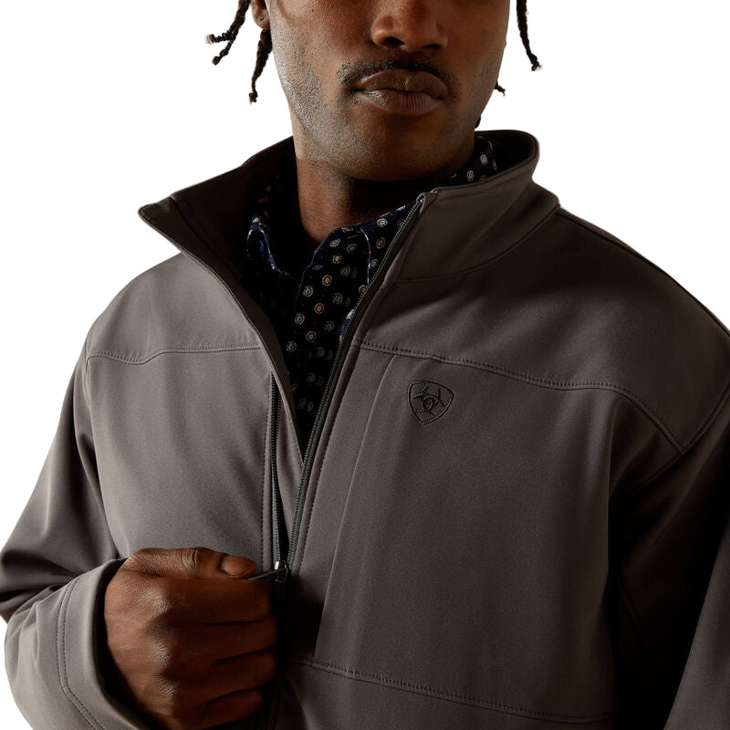 Men's Ariat Gray Vernon Softshell Jacket 10062598