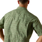 Men's Ariat Green Printed VentTEK Outbound Classic Fit Shirt 10071053