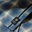 Men's Ariat Key Largo Blue Plaid Pro Series Scottie Classic Fit Shirt 10073565