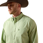 Men's Ariat Long Sleeve Loden Frost Abstract Print Smitty Classic Fit Shirt 10073529