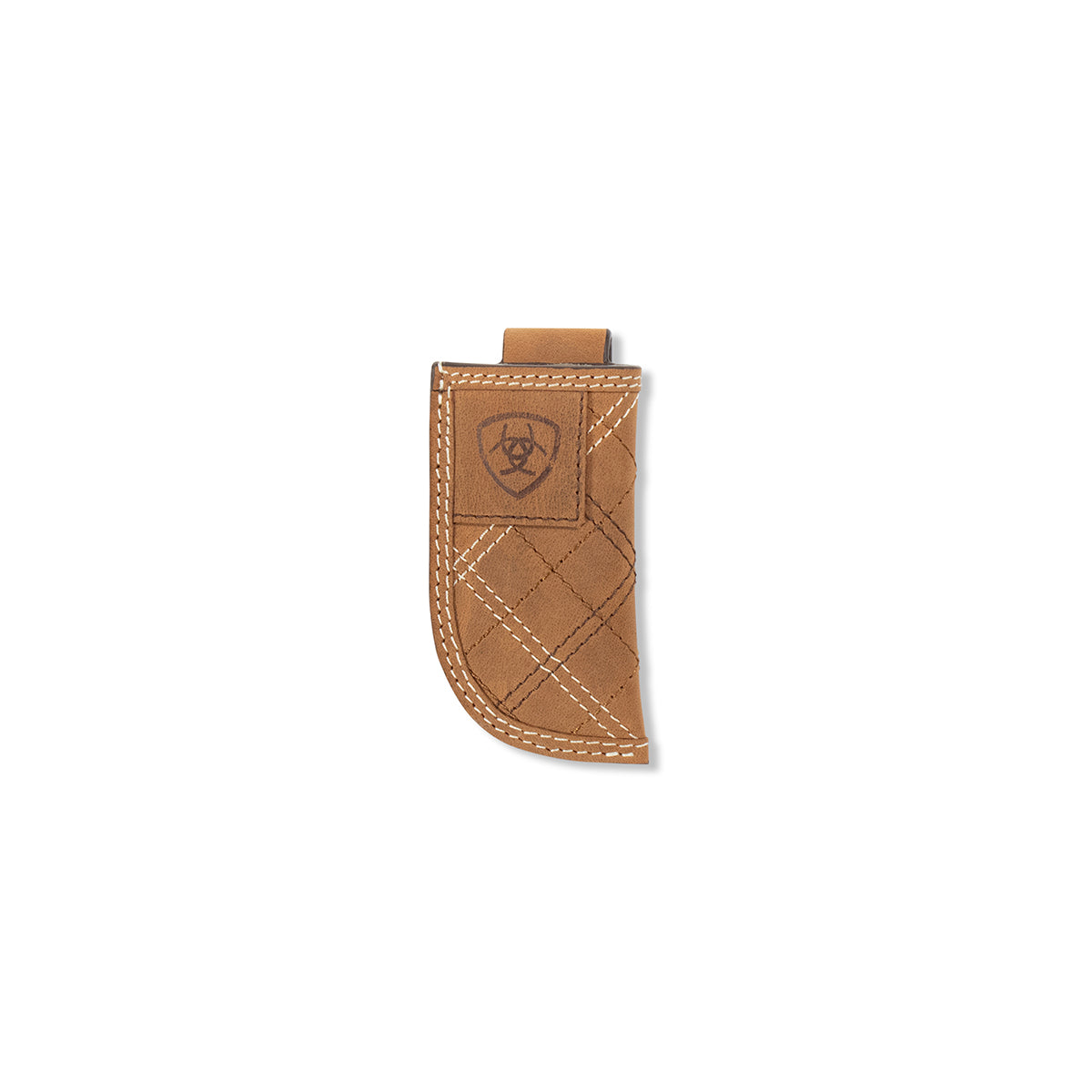 Men's Ariat Medium Brown Vertical 100% Leather Knife Sheath A1802944
