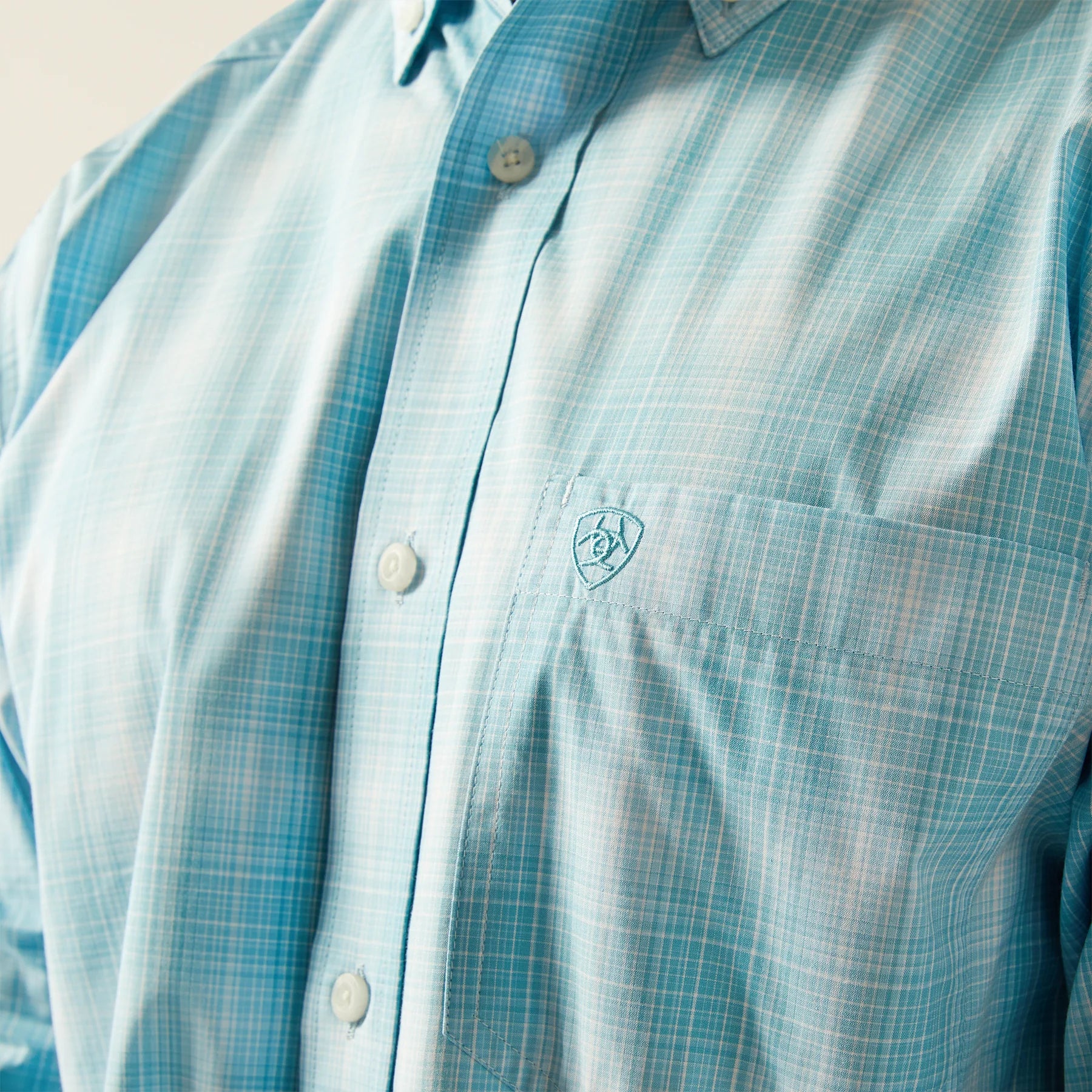 Men's Ariat Pro Series Gregory Classic Fit Button Down Shirt 10054652 - Crazy House Western Wear