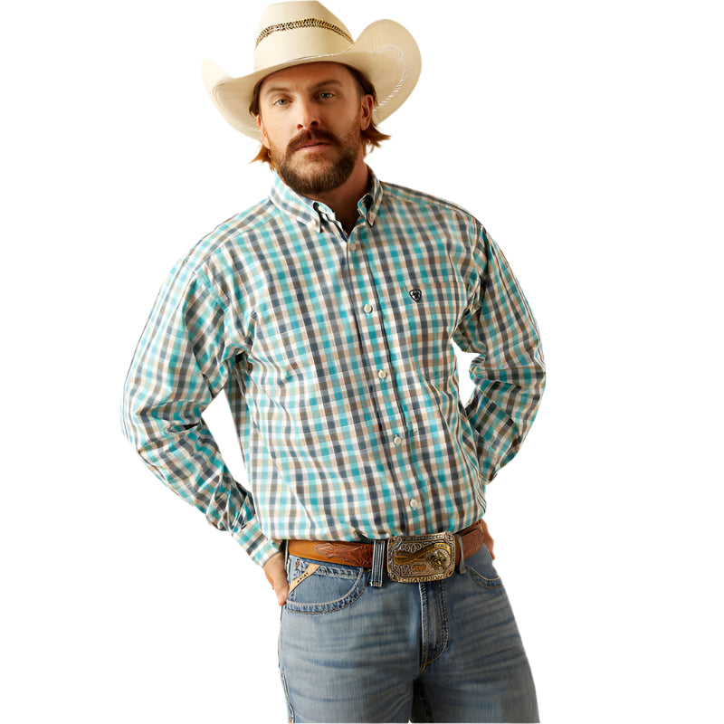 Men's Ariat Pro Series Johnathan Classic Fit Shirt 10054738 - Crazy House Western Wear