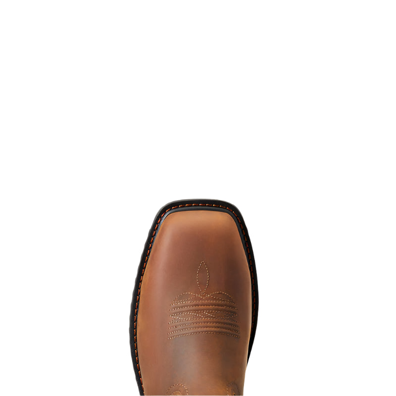 Men's Ariat RigTek 11" Wide Square Toe Waterproof Composite Toe Work Boot 10034156 - Crazy House Western Wear