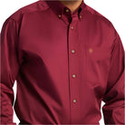 Men's Ariat Solid Twill Classic Fit Shirt 10012635 - Crazy House Western Wear
