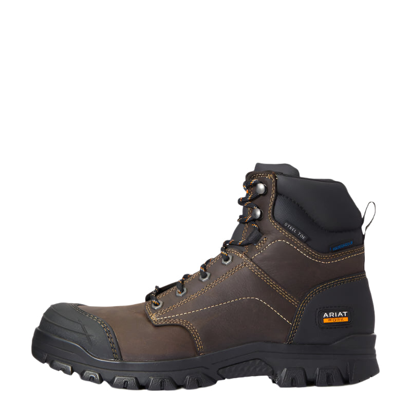Men's Ariat Treadfast 6" Waterproof Steel Toe Work Boot 10034673 - Crazy House Western Wear