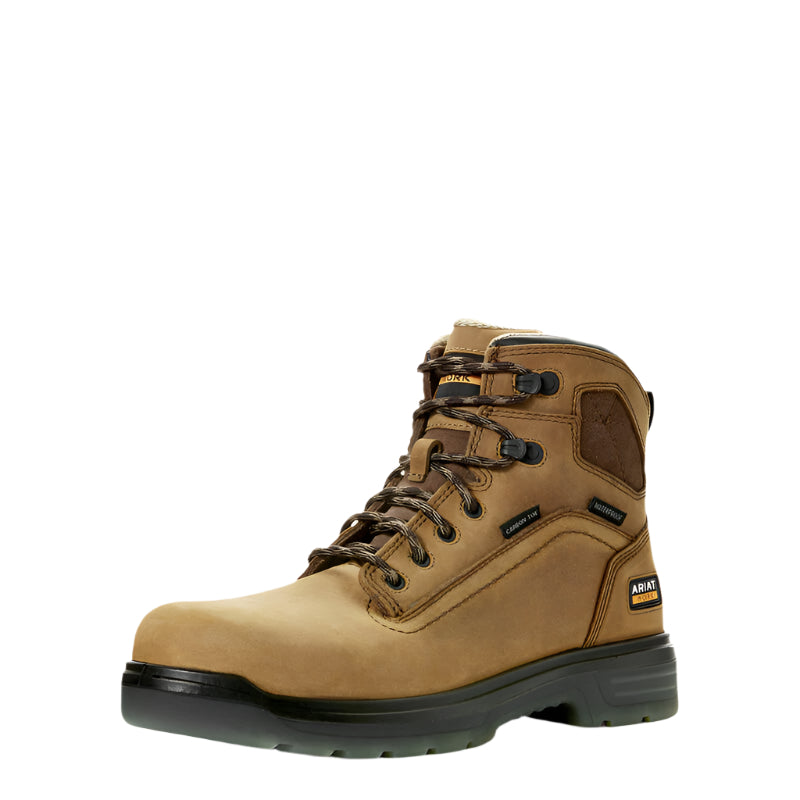 Men's Ariat Turbo 6" Waterproof Carbon Toe Work Boot 10027335 - Crazy House Western Wear