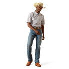 Men's Ariat Wesley Pro Series Navy Plaid Shirt 10058753 - Crazy House Western Wear