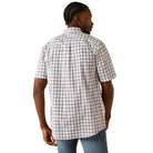 Men's Ariat Wesley Pro Series Navy Plaid Shirt 10058753 - Crazy House Western Wear