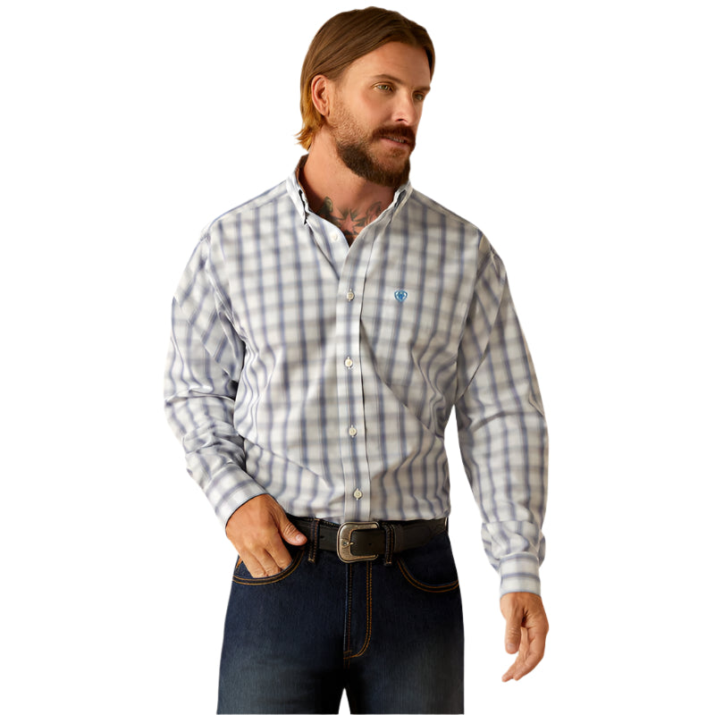 Men's Ariat Wrinkle Free Briar Classic Fit Shirt 10054723 - Crazy House Western Wear