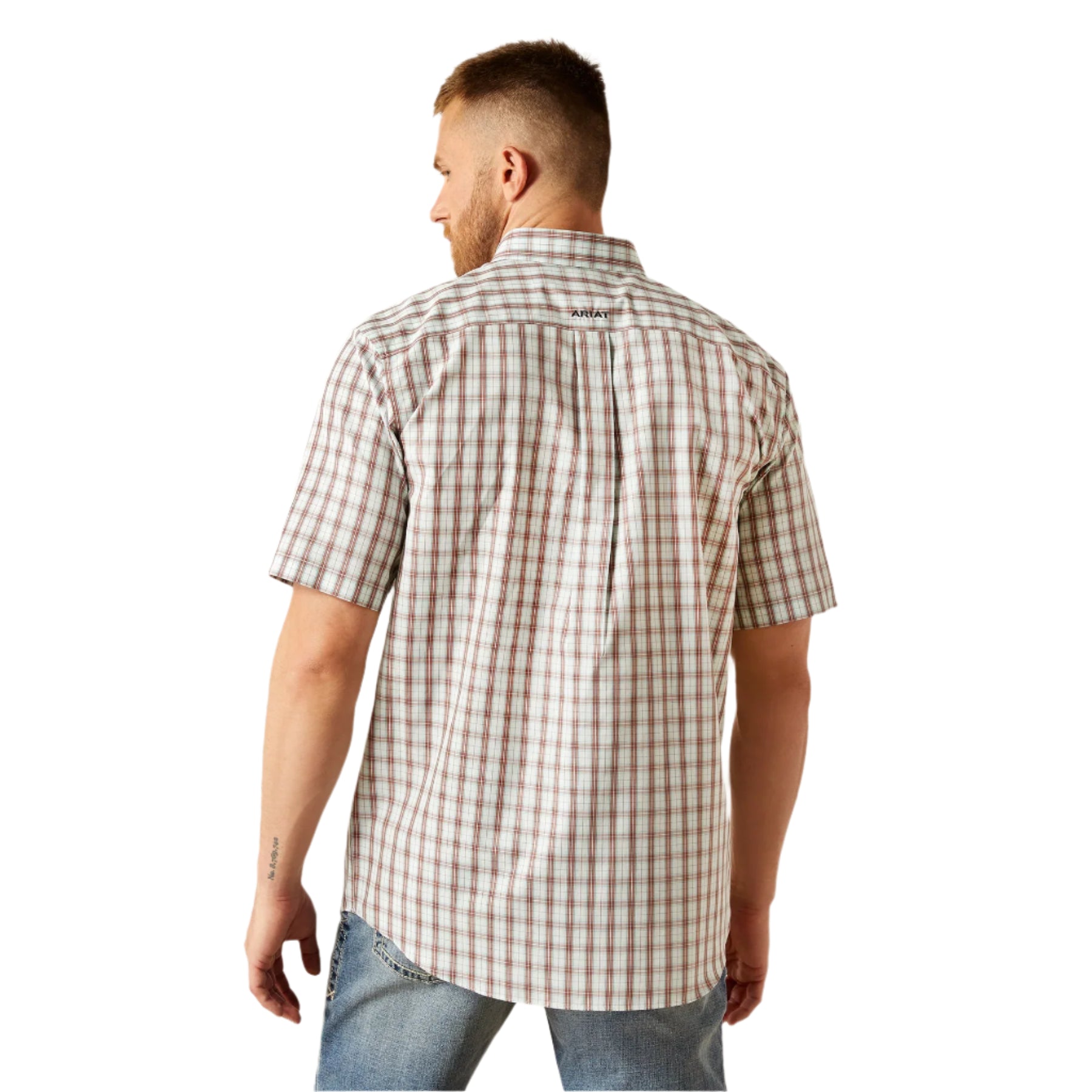 Men's Ariat Wrinkle Free Elton Classic Fit Button Down Shirt 10058746 - Crazy House Western Wear