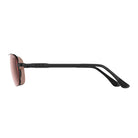 Men's Bex "Draeklyn OTG" Balck Brown and Red Sunglasses S167BBR - Crazy House Western Wear