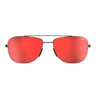 Men's Bex "Draeklyn OTG" Balck Brown and Red Sunglasses S167BBR - Crazy House Western Wear