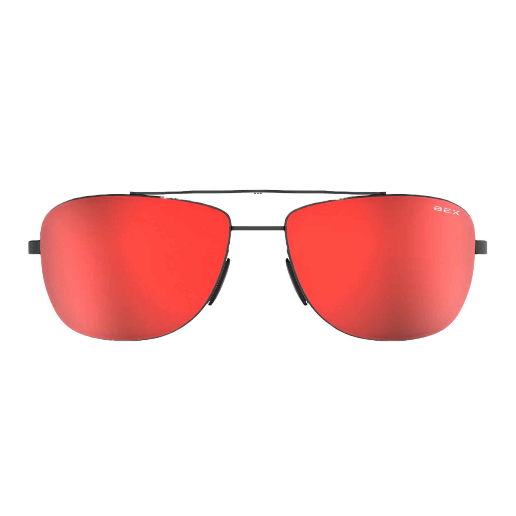 Men's Bex "Draeklyn OTG" Balck Brown and Red Sunglasses S167BBR - Crazy House Western Wear