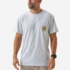 Men's Burlebo Ash Gray Into The Wild Short Sleeve T-shirt SST-ITW-AG
