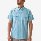 Men's Burlebo Blue Jean Burlebo Ranch Performance Western Shirt PWS-TBR-BJ