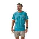 Men's Burlebo Cyan Pintail Triangle Duck Short Sleeve T-shirt SST-PTRI-CYN