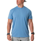 Men's Burlebo Go To Tee - Steel Blue GTT-STBL - Crazy House Western Wear