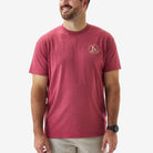 Men's Burlebo Heather Red Classic Duck Short Sleeve T-shirt SST-CLDK-HR