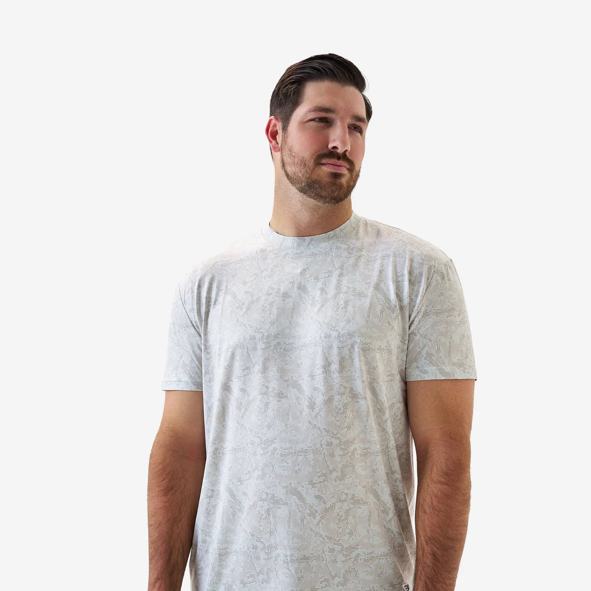 Men's Burlebo Ivory Digi Camo Go To T-shirt GTT-DIGC-IVR