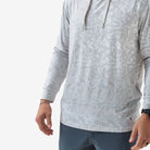 Men's Burlebo Ivory Digi Camo Performance Hoodie PH-DIGC-IVR
