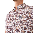 Men's Burlebo Performance Button Up Brush Country PBU-BRCTY