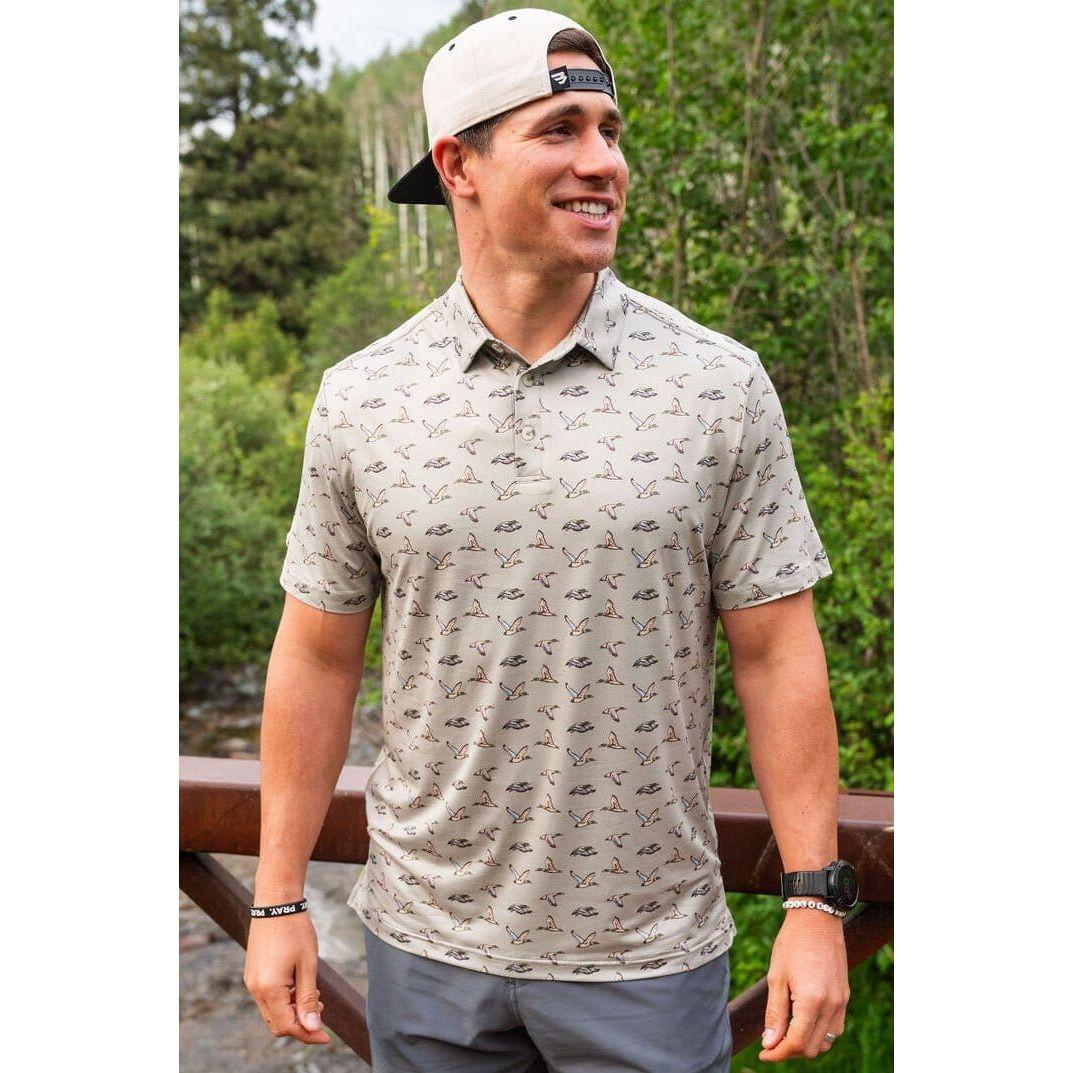 Men's Burlebo Performance Polo PP-FD-GRN - Crazy House Western Wear