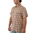 Men's Burlebo Performance Western Shirt Duck Hunter Plaid PWS-DKHPL