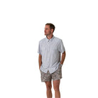 Men's Burlebo Performance Western Shirt - Light Grey PWS-LG - Crazy House Western Wear