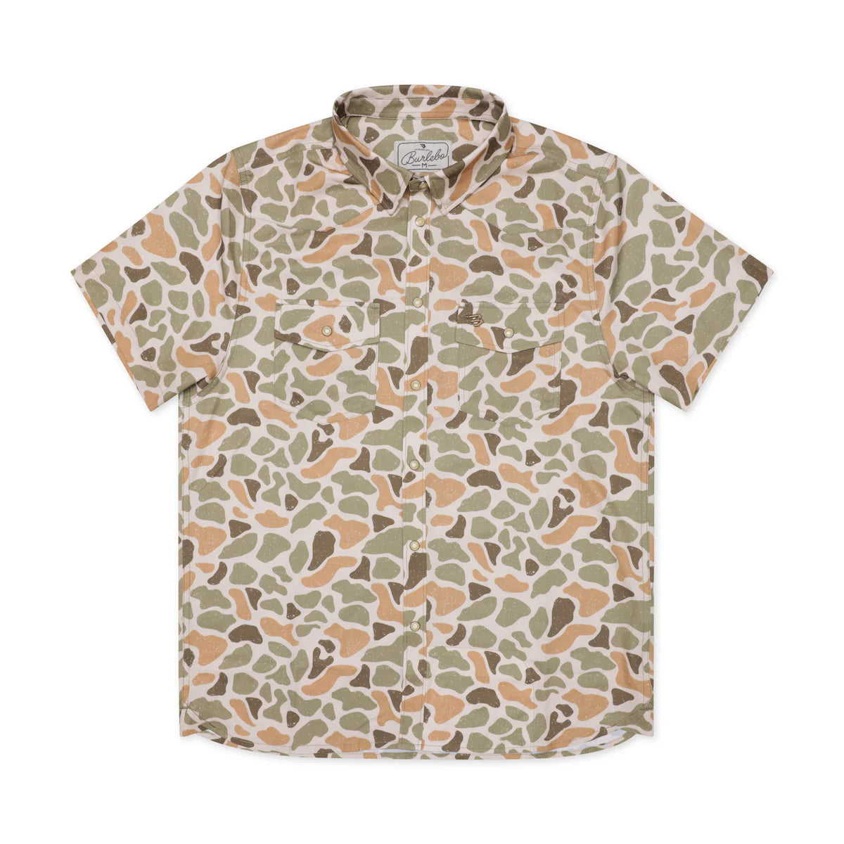 Men's Burlebo Performance Western Shirt - Venado Camo PWS-VENC - Crazy House Western Wear