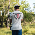 Men's Burlebo Short Sleeve Tee "Elks Horn Logo" Oatmeal SST-EHL-OAT