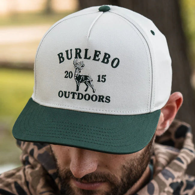 Men's Burlebo Vintage Whitetail Deer - Cream C-VWTD - Crazy House Western Wear