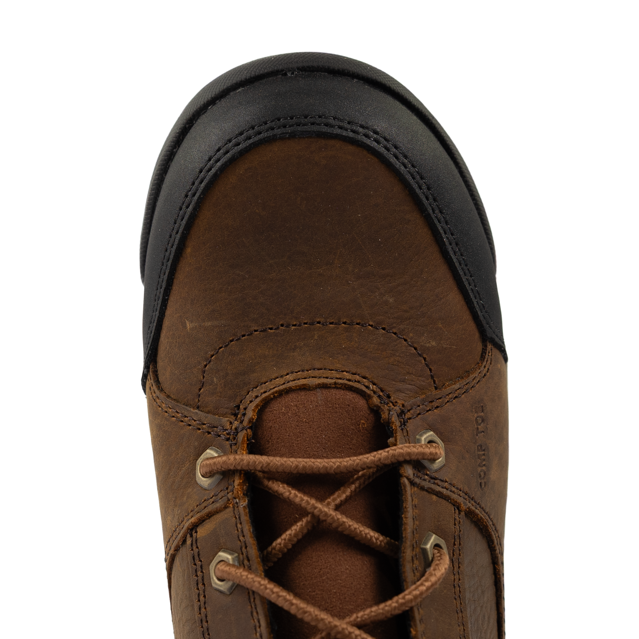 Men's Carhartt Force HD Waterproof Brown Composite Toe Work Boots
