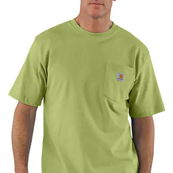Men's Carhartt Loose Fit One Pocket T-shirt Green K87-GJ7 – Crazy