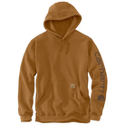 Men's Carhartt Relaxed Fit Terry Graphic Sweatshirt Brown 106253-BRN - Crazy House Western Wear