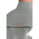 Men's Cinch 1/2 Zip Gray Windbreaker Pullover MWJ1935001