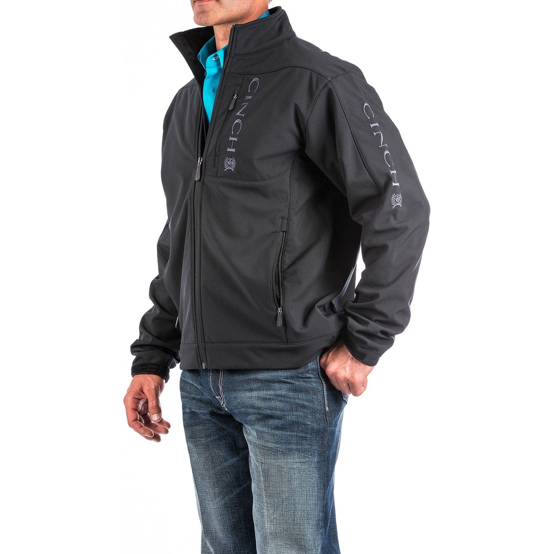 Men's Cinch Black Bonded Jacket mwj1009000 – Crazy House Western Wear