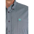 Men's Cinch Geometric Print Long Sleeve Shirt MTW1105972