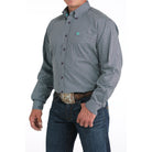 Men's Cinch Geometric Print Long Sleeve Shirt MTW1105972