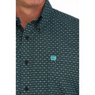 Men's Cinch Green Long Sleeve Button Up MTW1105906 - Crazy House Western Wear