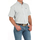 Men's Cinch Grey and White Geo Print Western Shirt MTW1111485 - Crazy House Western Wear