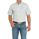 Men's Cinch Grey and White Geo Print Western Shirt MTW1111485 - Crazy House Western Wear