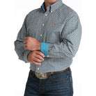 Men's Cinch Long Sleeve Plaid Button Down Shirt MTW1105954 - Crazy House Western Wear