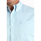 Men's Cinch Long Sleeve White Stripe Western Shirt MTW1347145