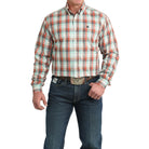 Men's Cinch Plaid Long Sleeve Button Up Shirt MTW1106039